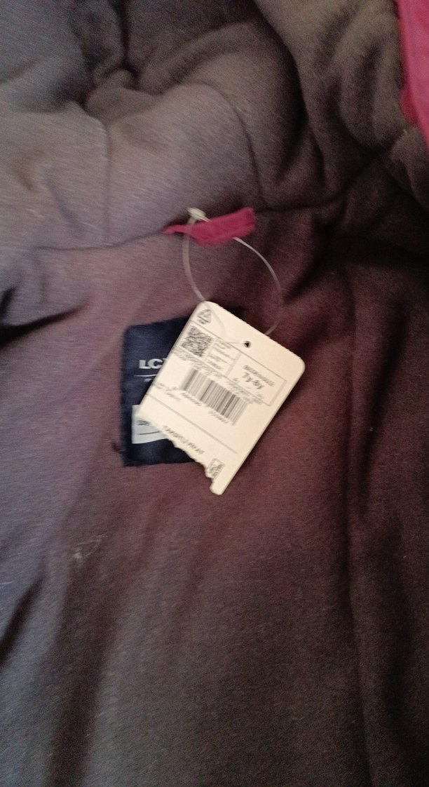 Bordo Kapüşonlu Kadın Çocuk Kışlık Mont beden 7 yaş - Görsel 2