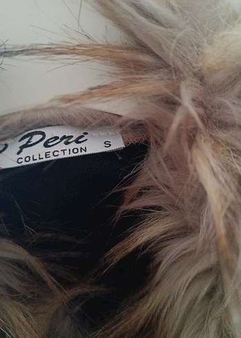 Kürk Detaylı yesil Süet Kadın Ceket - Görsel 8