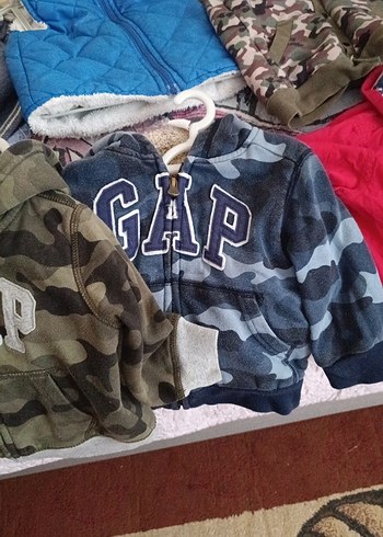 Erkek Çocuk Kamuflaj Fermuarlı Kapüşonlu ceketler - Görsel 2