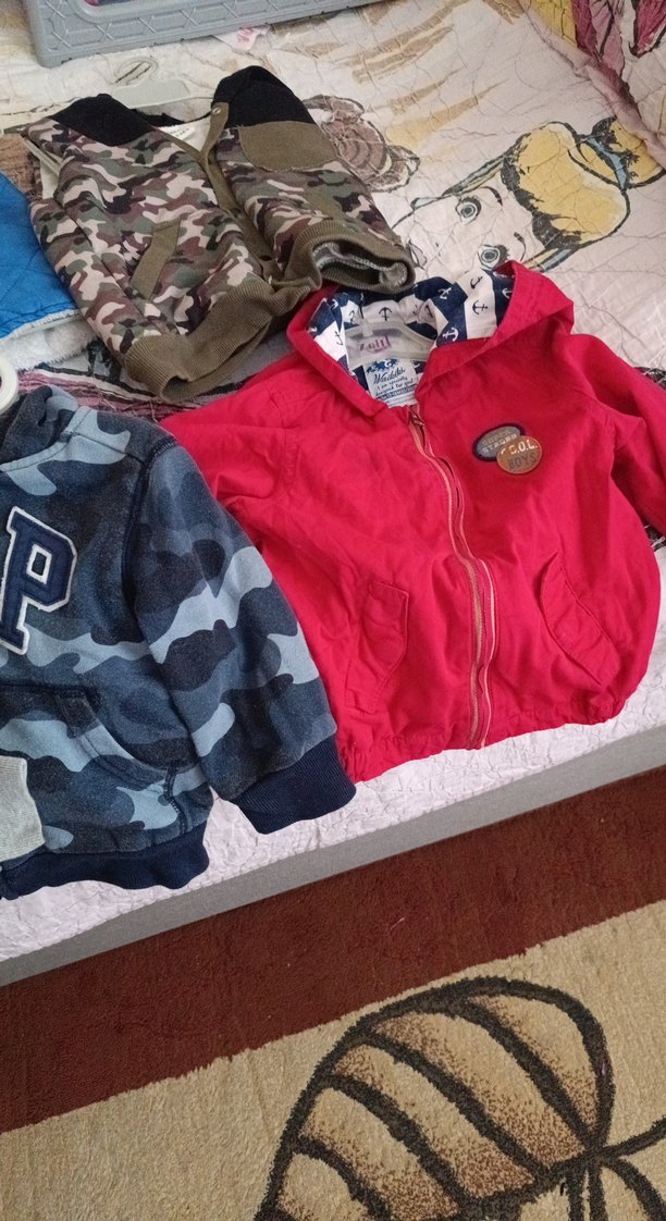 Erkek Çocuk Kamuflaj Fermuarlı Kapüşonlu ceketler - Görsel 3