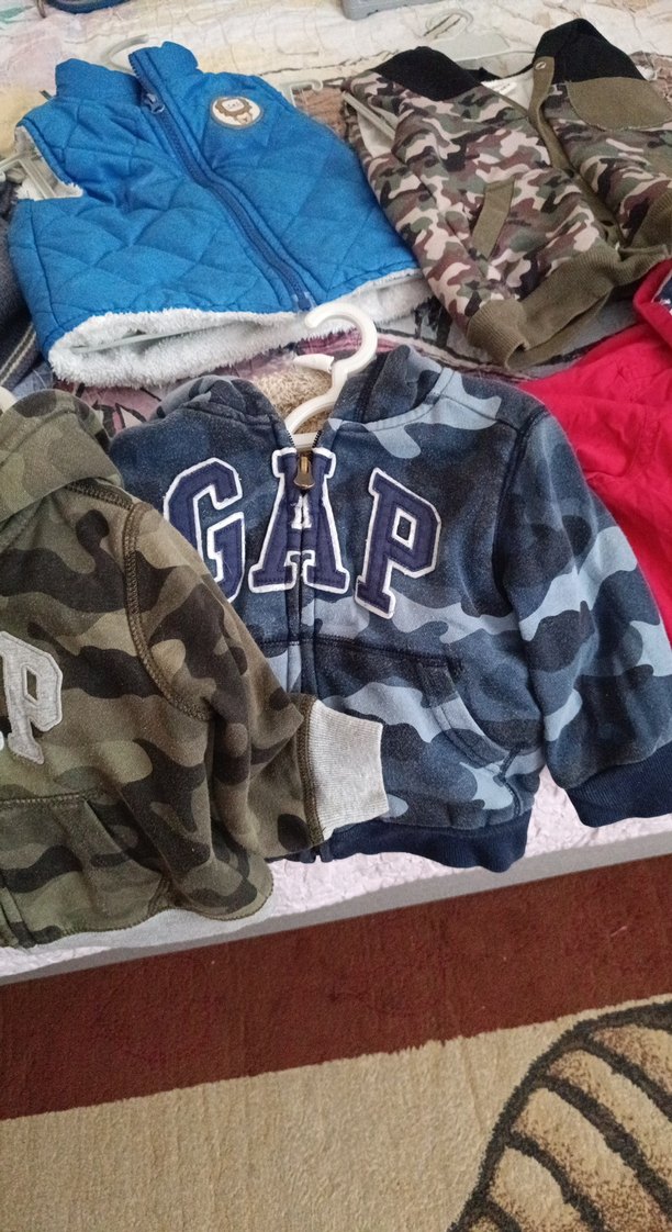 Erkek Çocuk Kamuflaj Fermuarlı Kapüşonlu ceketler - Görsel 2