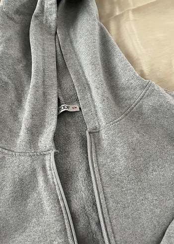 Gri Fermuarlı Erkek Polar Sweatshirt - Görsel 3