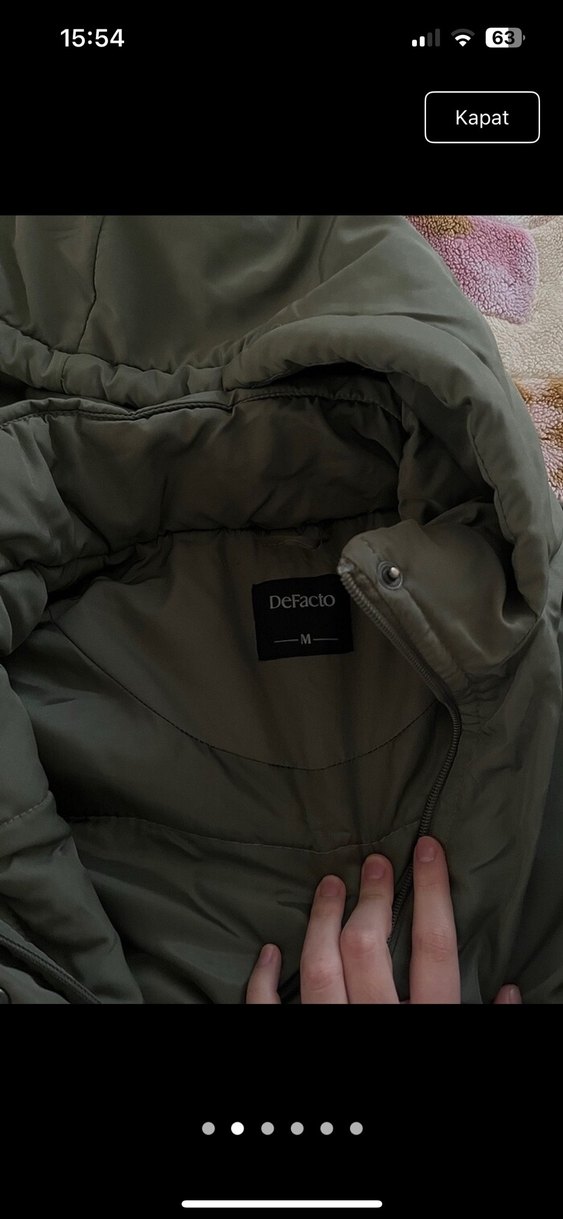 Kapüşonlu Kürklü Kadın Kışlık Mont - Görsel 3