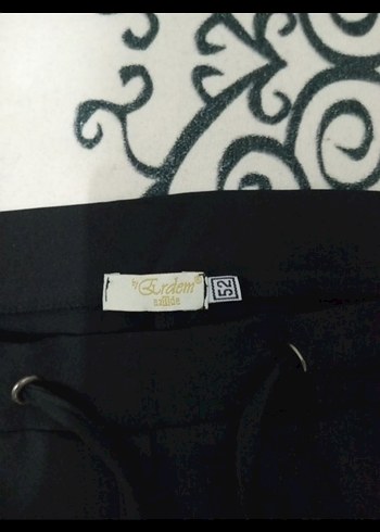 Missvalle Siyah Beli Lastikli Duble Paça Pantolon - Görsel 3