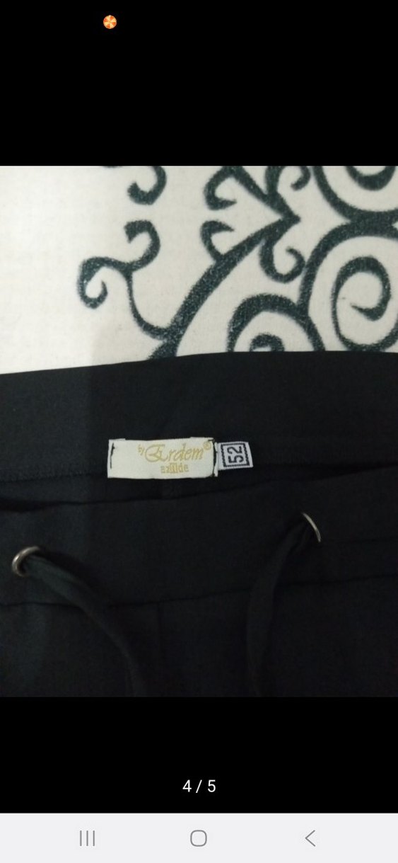 Missvalle Siyah Beli Lastikli Duble Paça Pantolon - Görsel 3