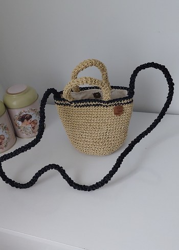 Zara Bej Örgü Kadın Çanta - Görsel 2