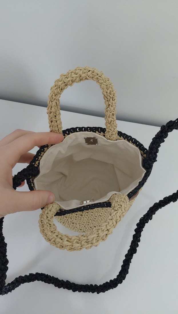 Zara Bej Örgü Kadın Çanta - Görsel 3