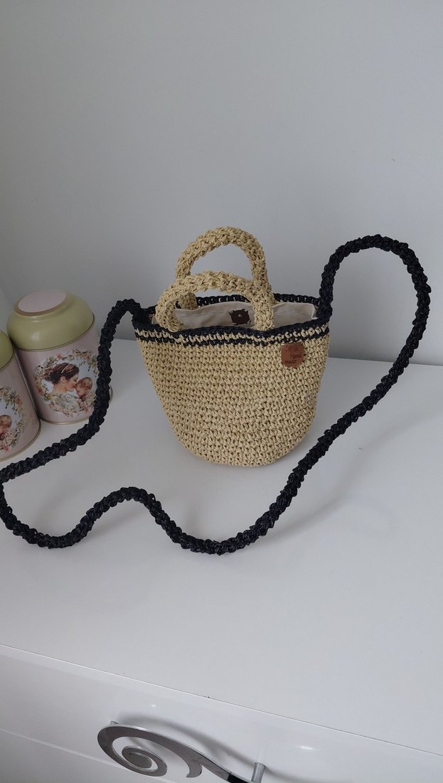 Zara Bej Örgü Kadın Çanta - Görsel 2