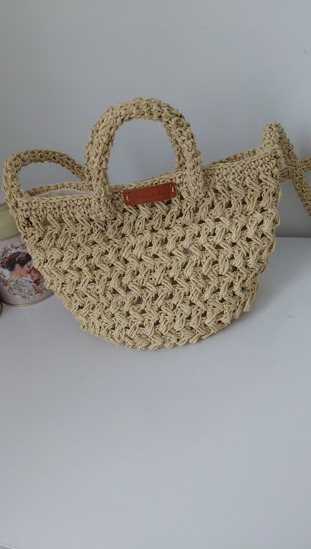 mqngo El Örgü Kadın Çanta - Görsel 2