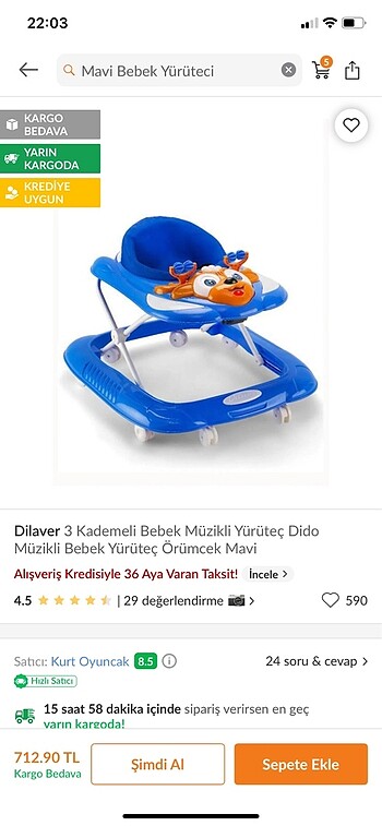 bebek yürüteci