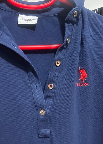 s Beden Kız Lacivert Polo Yaka Elbise