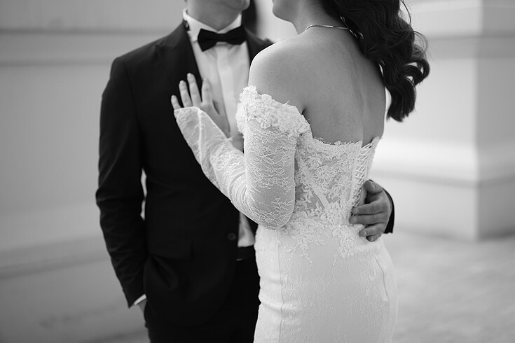 Balık model gelinlik - Görsel 3