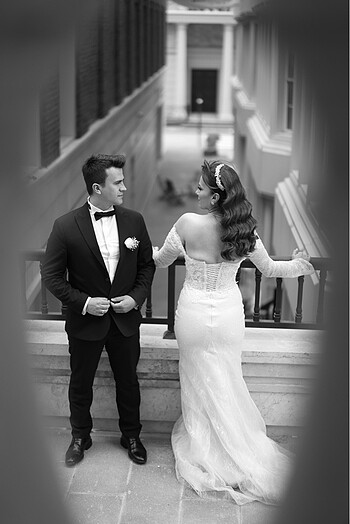 Balık model gelinlik - Görsel 4