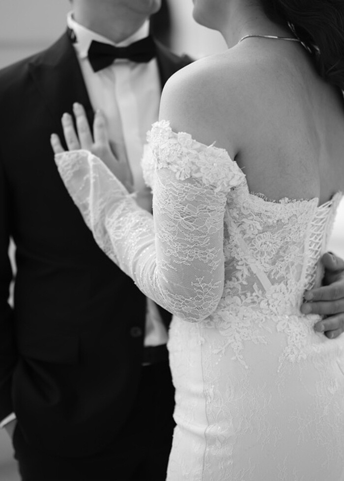 Balık model gelinlik - Görsel 3