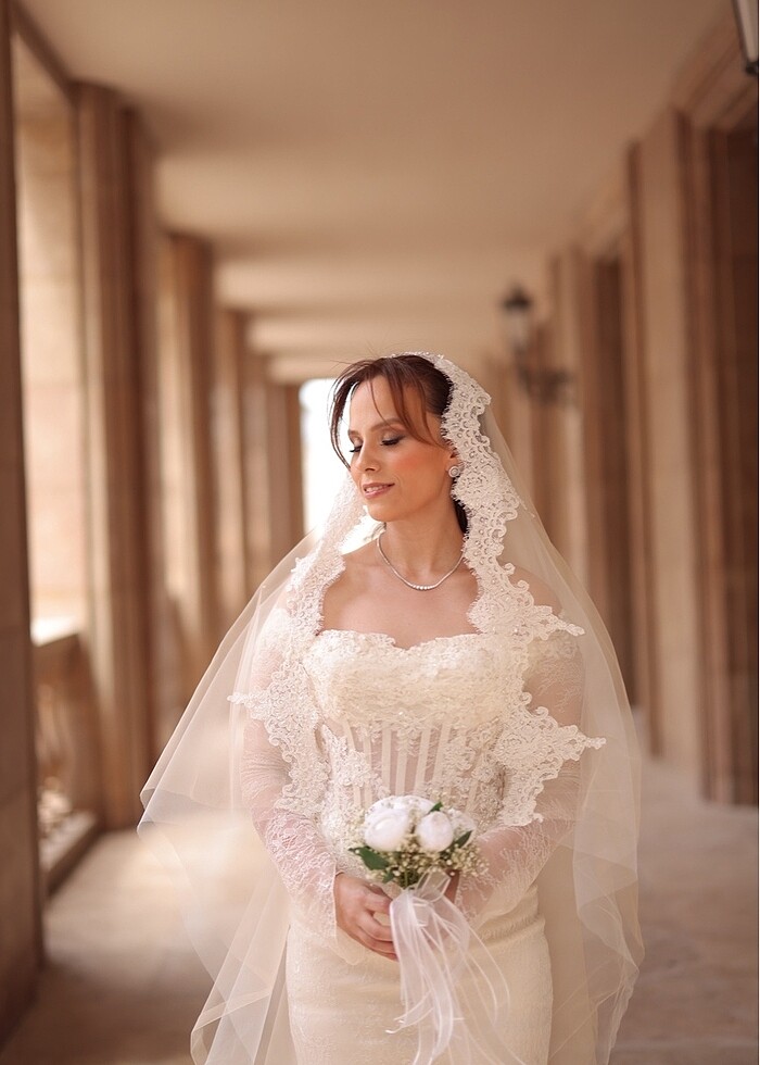 Balık model gelinlik - Görsel 5