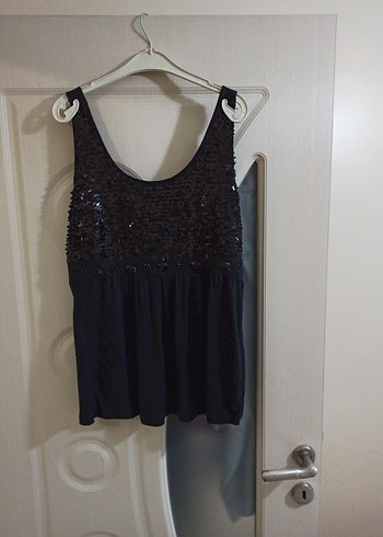 Siyah Pul Detaylı Mini Kadın Atlet - Görsel 2