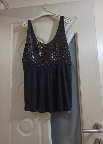 Siyah Pul Detaylı Mini Kadın Atlet - Görsel 5