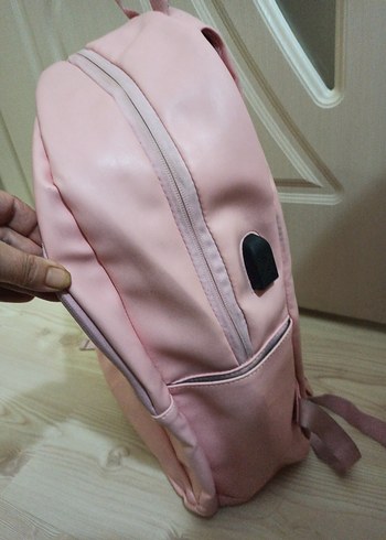 Pastel Pembe Çocuk Okul Çantası - Görsel 6