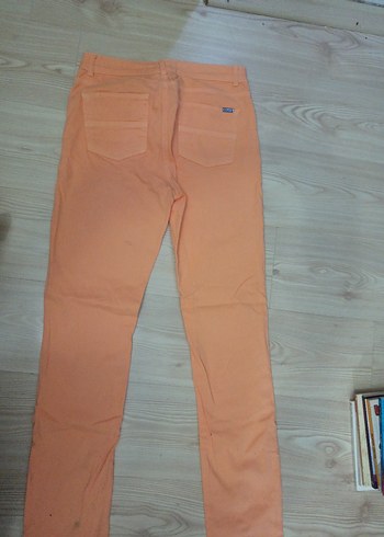 Bej Kadın Normal Kesim Kumaş Pantolon - Görsel 2