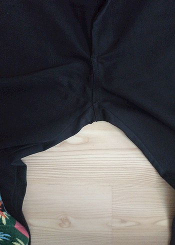 Kadın Siyah Regular Fit Denim Pantolon - Görsel 3