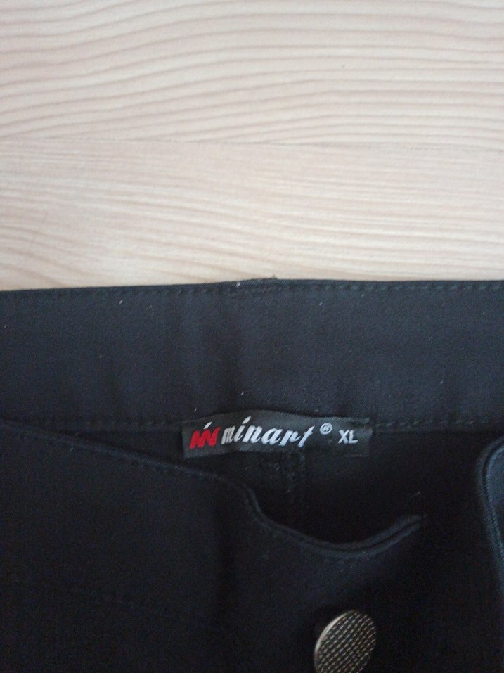 Kadın Siyah Regular Fit Denim Pantolon - Görsel 2