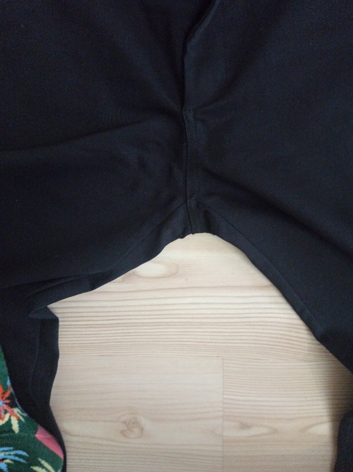 Kadın Siyah Regular Fit Denim Pantolon - Görsel 3