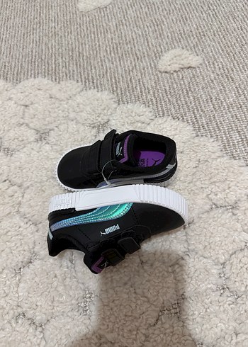 PumaErkek Çocuk Siyah Spor Ayakkabı - Görsel 3