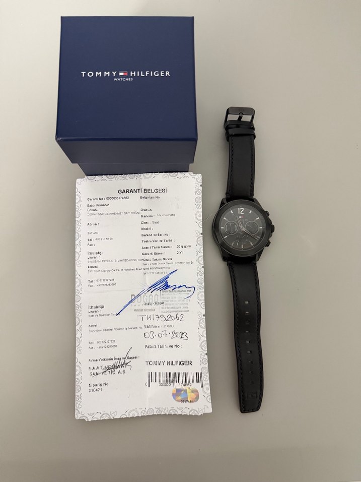 Tommy hilfiger Siyah Erkek Saat - Görsel 2