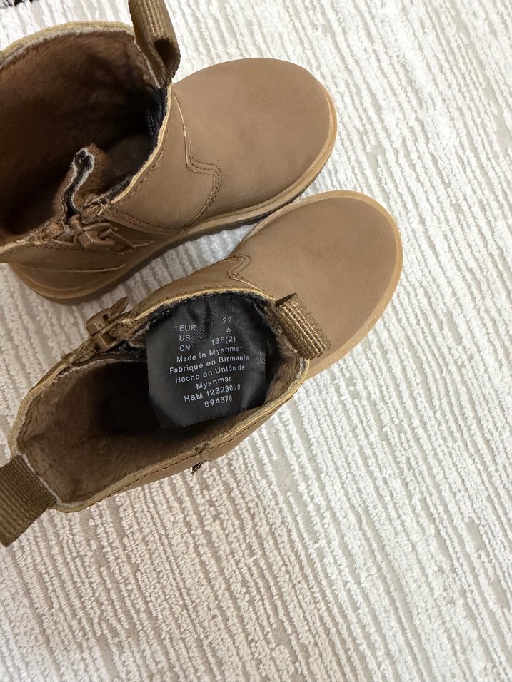 Erkek Çocuk Deri su geçirmez Bot - Görsel 5