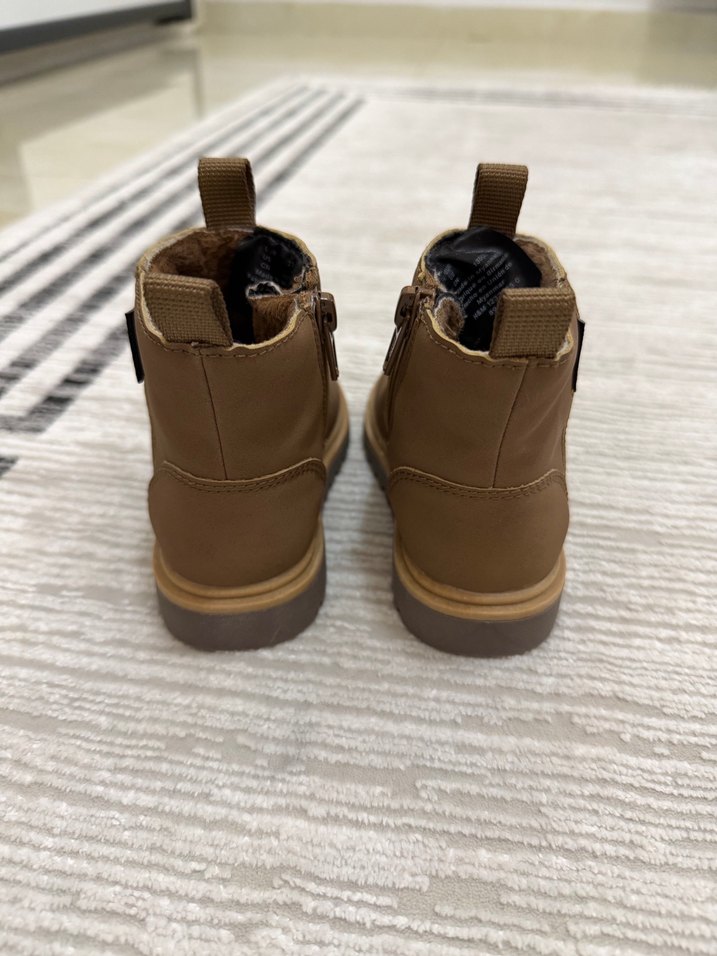 Erkek Çocuk Deri su geçirmez Bot - Görsel 4