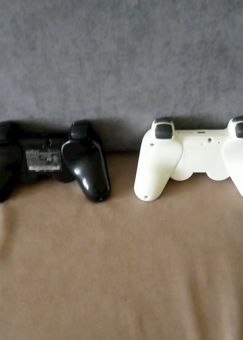 PS3 Kolu Siyah Beyaz Orijinal - Görsel 2