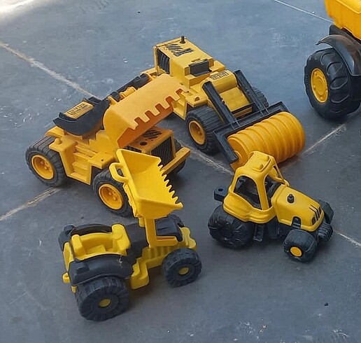 Oyuncak set kamyon kepçe - Görsel 6