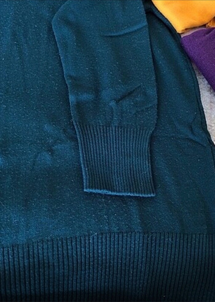 Boğazlı kazak triko - Görsel 2