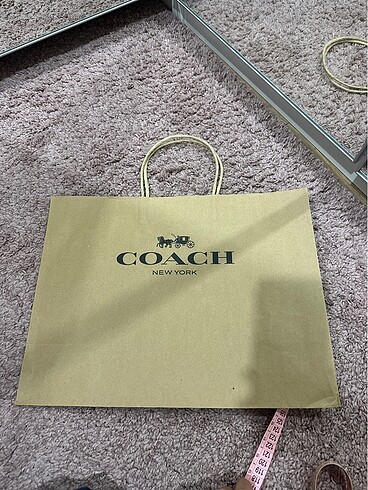 Coach Coach orta boy karton poşet