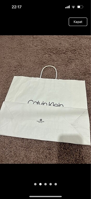 Calvin Klein Calvin Klein karton poşet