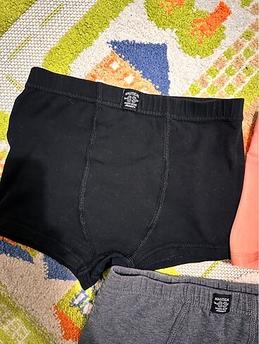 6 Yaş Beden 3lü pamuklu boxer