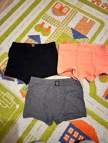 3lü pamuklu boxer