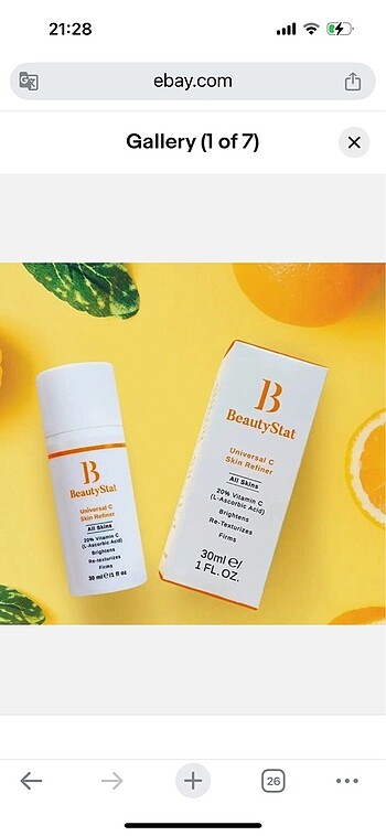 Beden Beauty stat C vitamini serumu