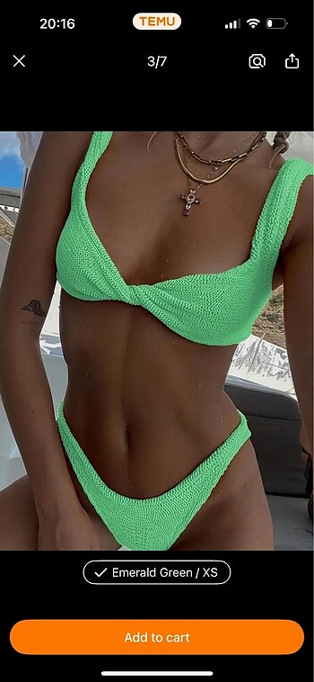 Diğer Dokulu fitilli bikini takımı