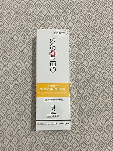 Genosys bbc blemish balm gunes kremi