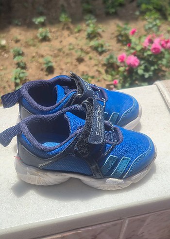 28 Beden çeşitli Renk Erkek Çocuk Renkli Cırt Cırtlı Sneakers