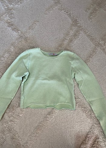 Fitilli Triko Yeşil crop