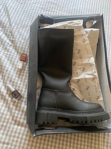 Nine west orjinal çekme fermuarsız çizme