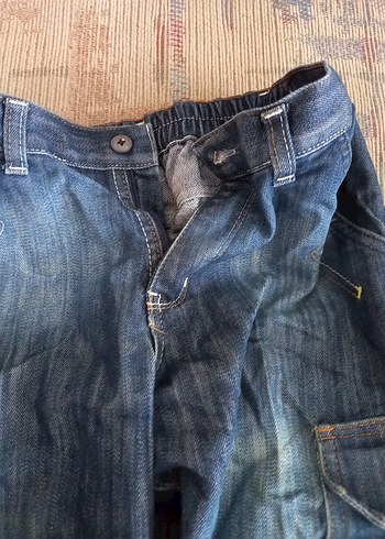 30 Beden Kadın Mavi Bol Kesim Denim Pantolon