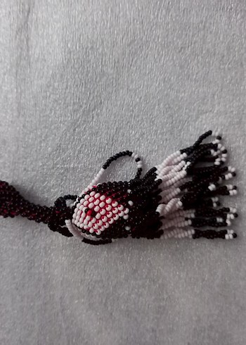 Boncuklu Bohem Kadın El Zinciri Mor - Görsel 3