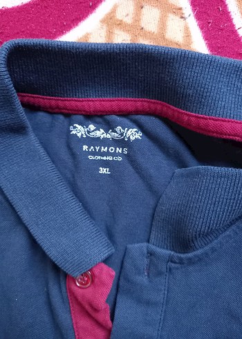 Lacivert Düğmeli Erkek Polo Tişört - Görsel 3