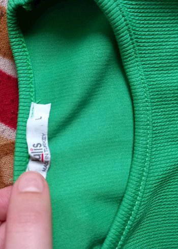 Yeşil Kız Çocuk Kısa Kollu Tişört - Görsel 2