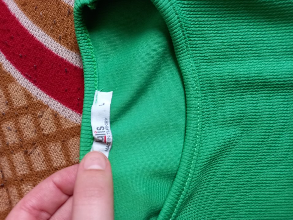 Yeşil Kız Çocuk Kısa Kollu Tişört - Görsel 2