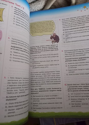 T.C. İnkılap Tarihi 8. Sınıf Ders Notu ve soru kitabi - Görsel 5