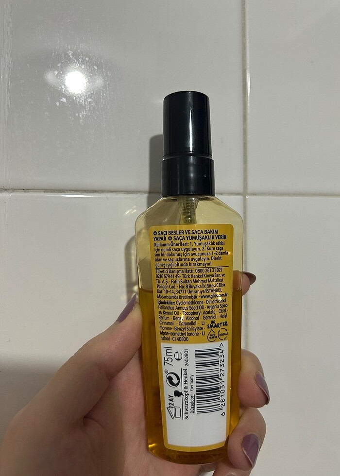 Gliss oil elixir günlük bakım yağı - Görsel 3